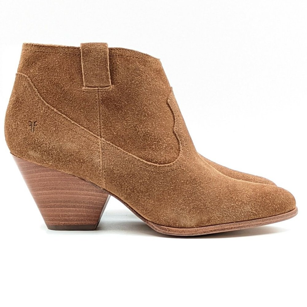 frye reina western ankle bootie